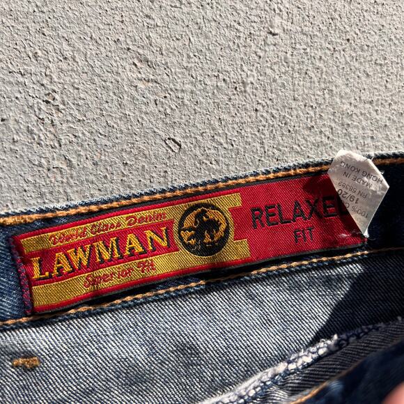 Vintage 90s Lawman high rise bareback concho detail cowgirl western mom jeans - Picture 5 of 5
